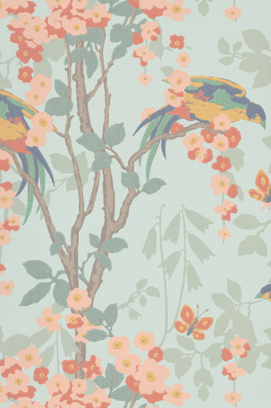 Little Greene's Loriini Wallpaper in Jolie