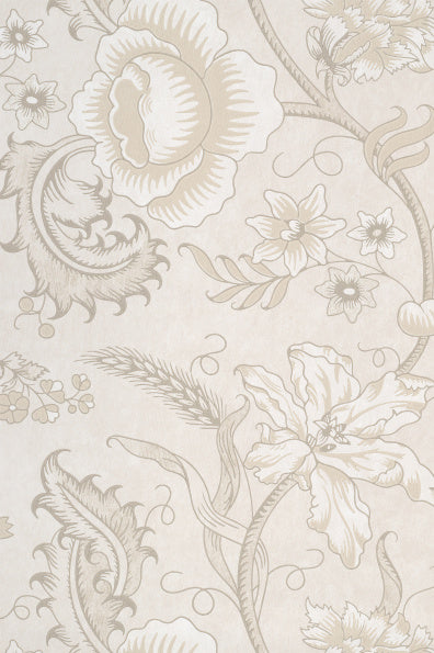 Little Greene's Woodblock Trail Wallpaper in Wash