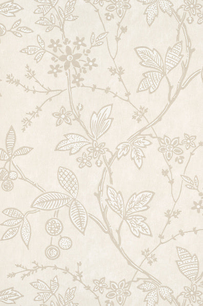 Little Greene's Wrest Trail Wallpaper in Lime Plaster