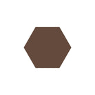 Equilateral Hexagon Tile in Brown