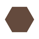 Equilateral Hexagon Tile in Brown