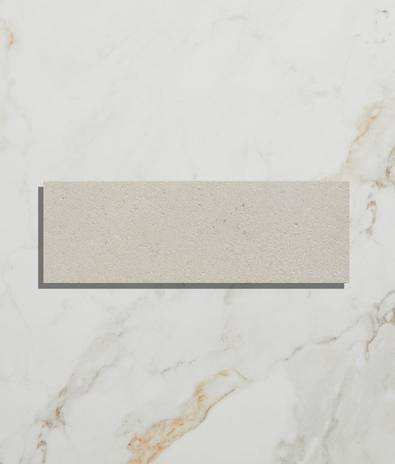 Ca'Pietra's Buscot Limestone Velvet Tiles