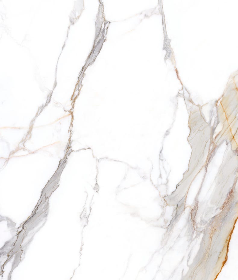 Ca'Pietra's Calacatta Maximus Porcelain Slab Tiles
