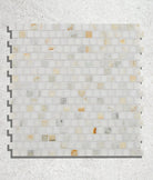 Ca'Pietra's Palazzo Oro Honed Brick Bond Square Tiles