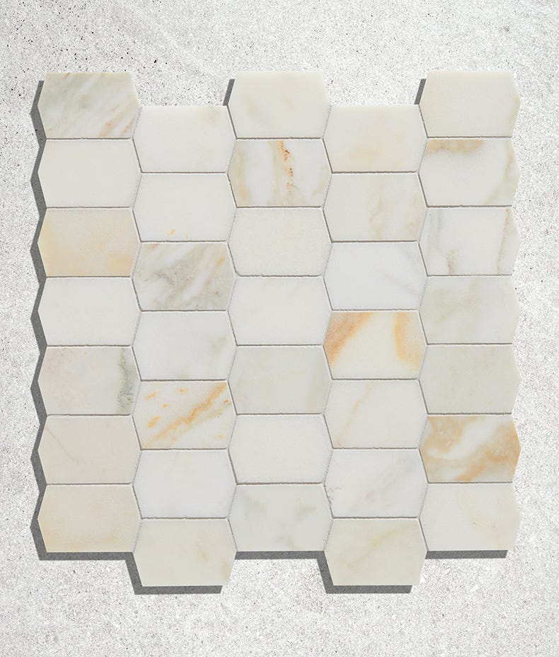 Ca'Pietra's Palazzo Oro Honed Picket Tiles