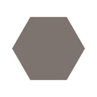 Equilateral Hexagon Tile in Anthracite