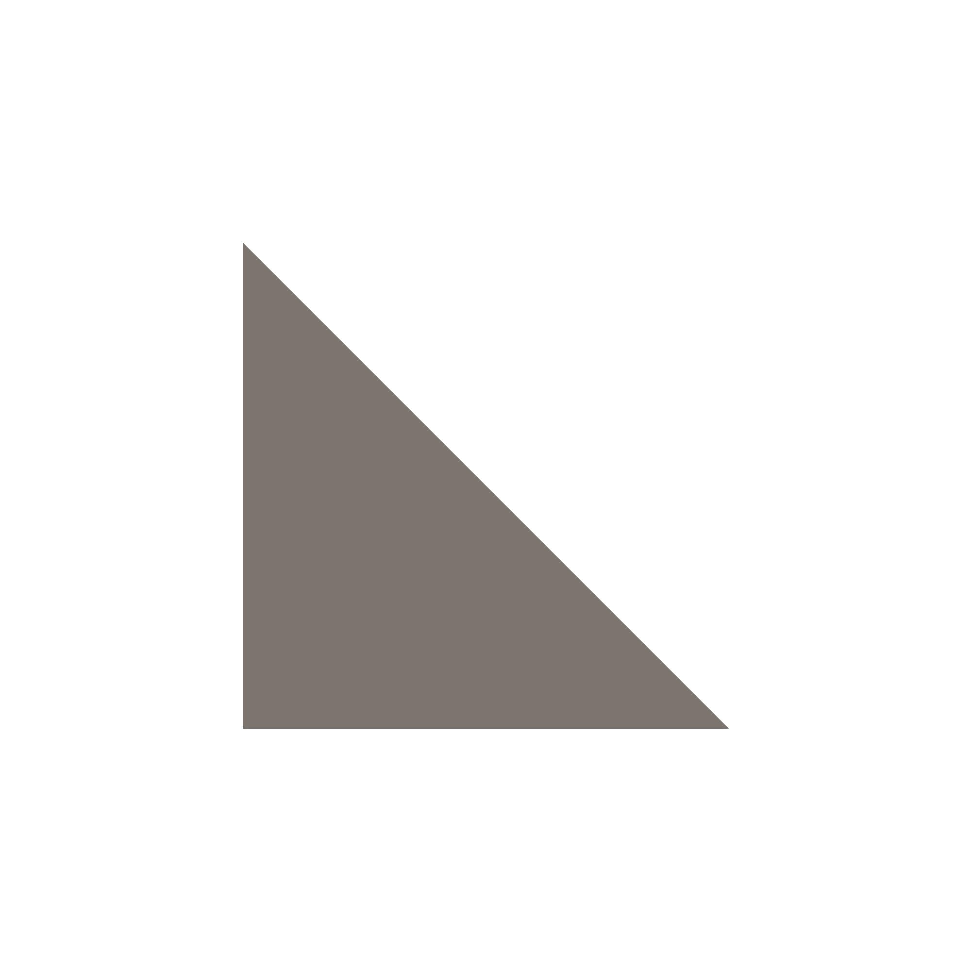 Triangle Tile in Anthracite