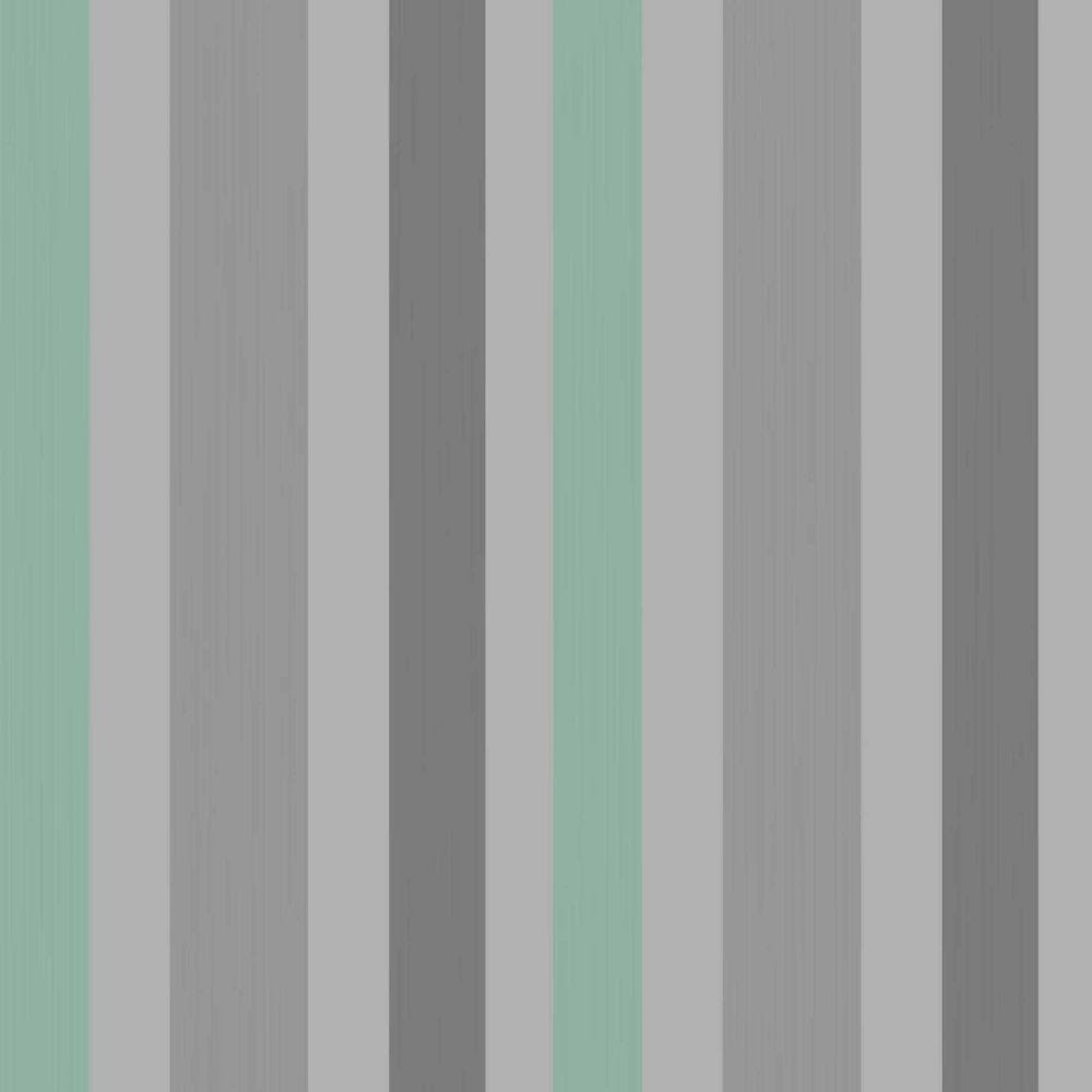 Farrow and Ball's Chromatic Stripe Wallpaper