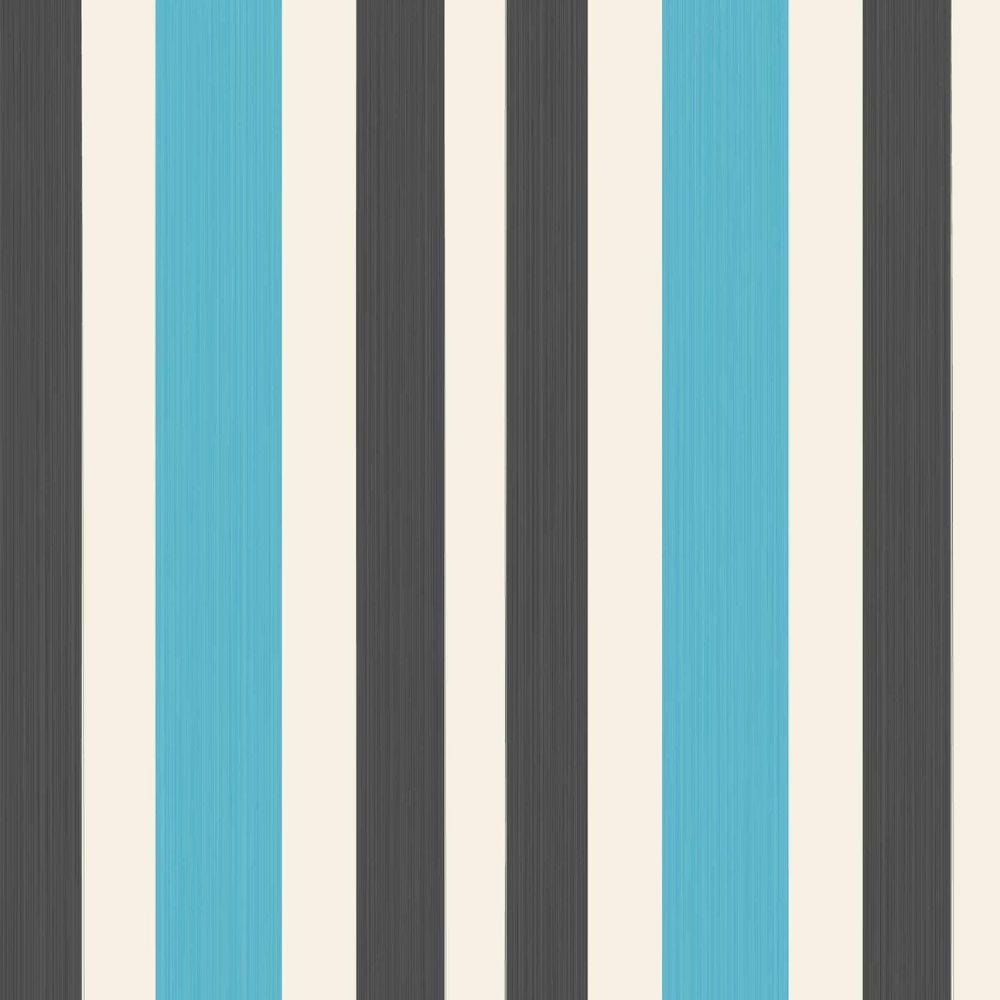 Farrow and Ball's Chromatic Stripe Wallpaper