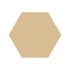 Equilateral Hexagon Tile in Cognac