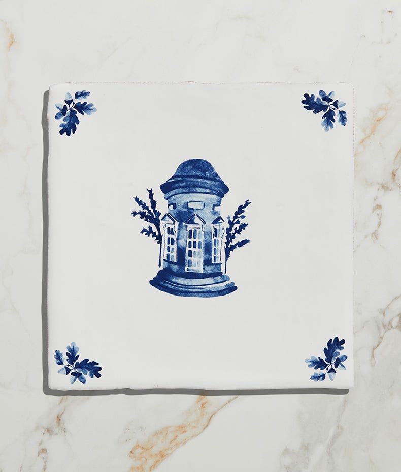 Ca'Pietra's Dyrham Dairy Ceramic Decor Tiles