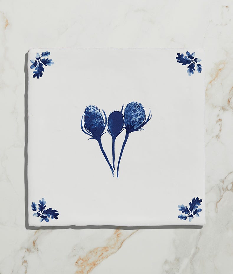 Ca'Pietra's Dyrham Dairy Ceramic Decor Tiles