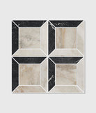 Ca'Pietra's East Village Porcelain Quadrant Mosaic Tiles