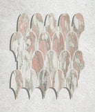 Ca'Pietra's East Java Marble Plume Mosaic Tiles