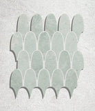 Ca'Pietra's East Java Marble Plume Mosaic Tiles