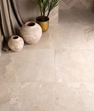 Ca'Pietra's Enki Limestone Velvet Finish Tiles