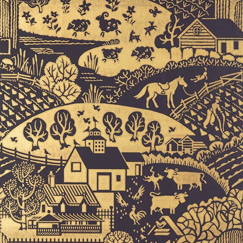 Farrow and Ball's Gable Wallpaper