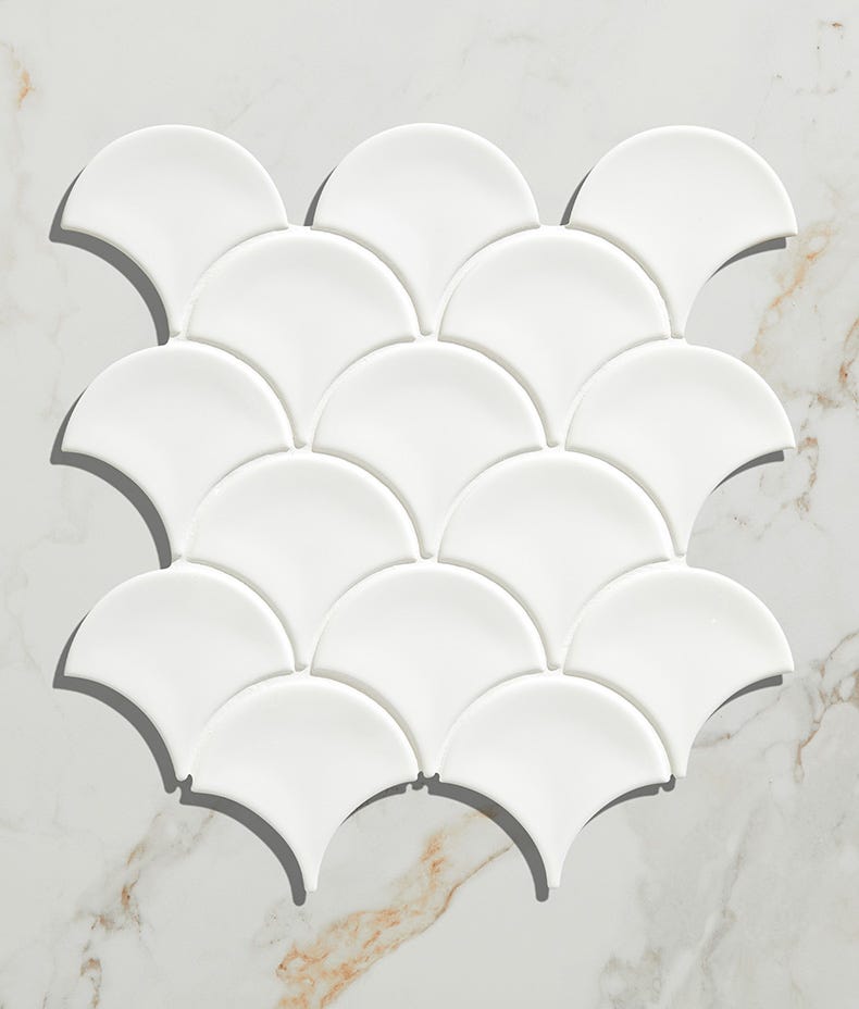 Ca'Pietra's Gelato Porcelain Mosaic Tiles