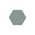 Equilateral Hexagon Tile in Green
