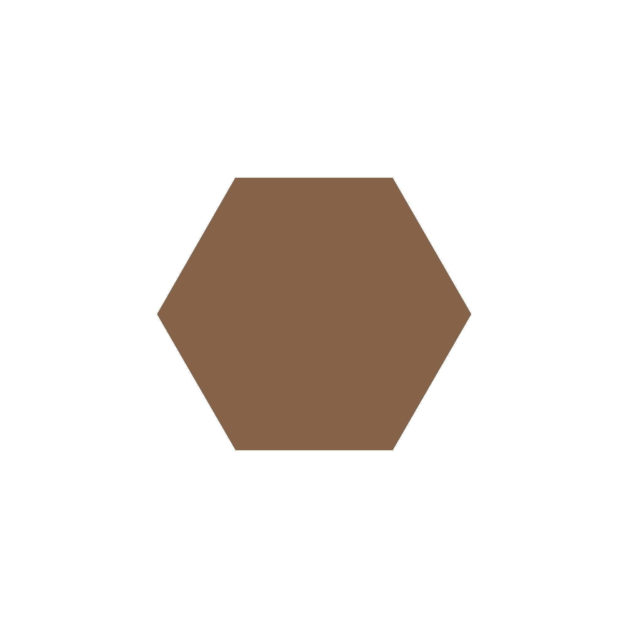 Equilateral Hexagon Tile in Havana