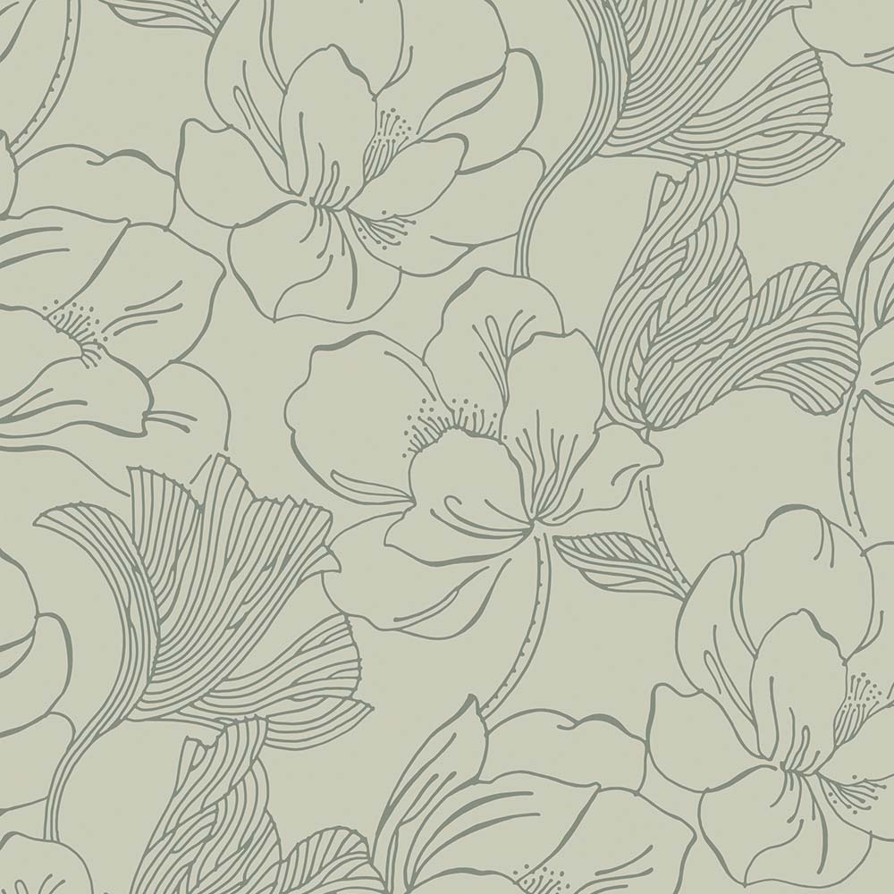 Farrow and Ball's Helleborus Wallpaper