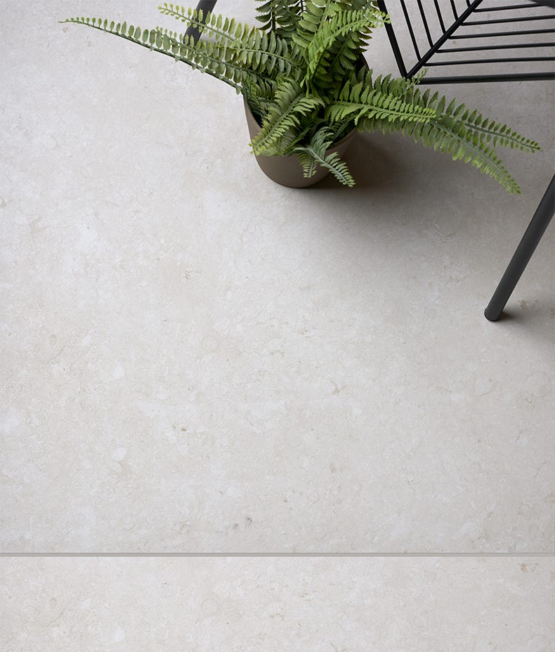 Ca'Pietra's Islington Porcelain White Textured Tiles