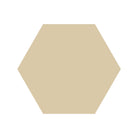 Equilateral Hexagon Tile in Ivory