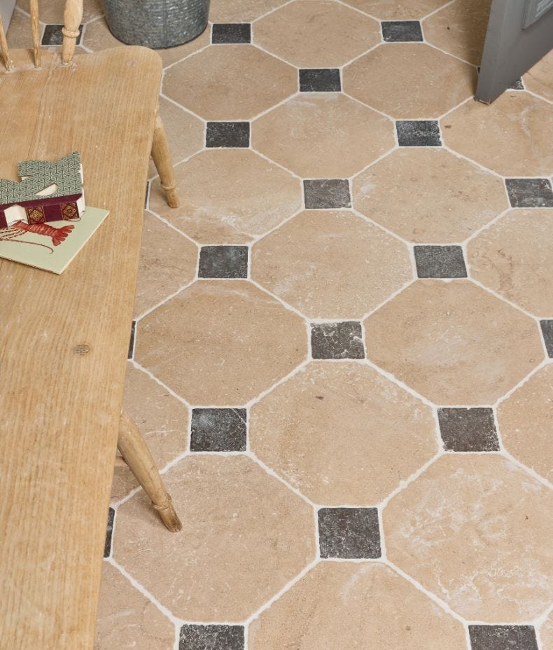 Ca'Pietra's Lacock Limestone Heritage Octagons & Cabochons