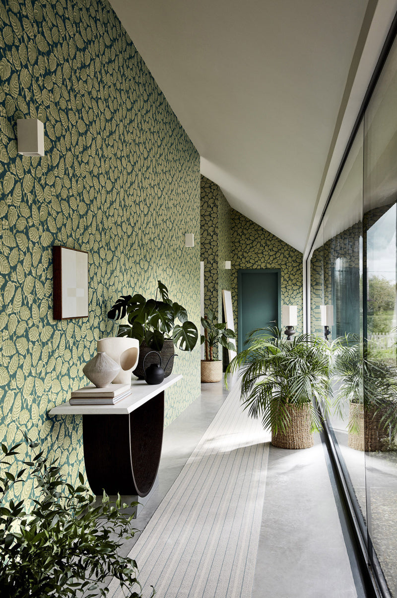 Little Greene's Beech Nut Wallpaper in Florence