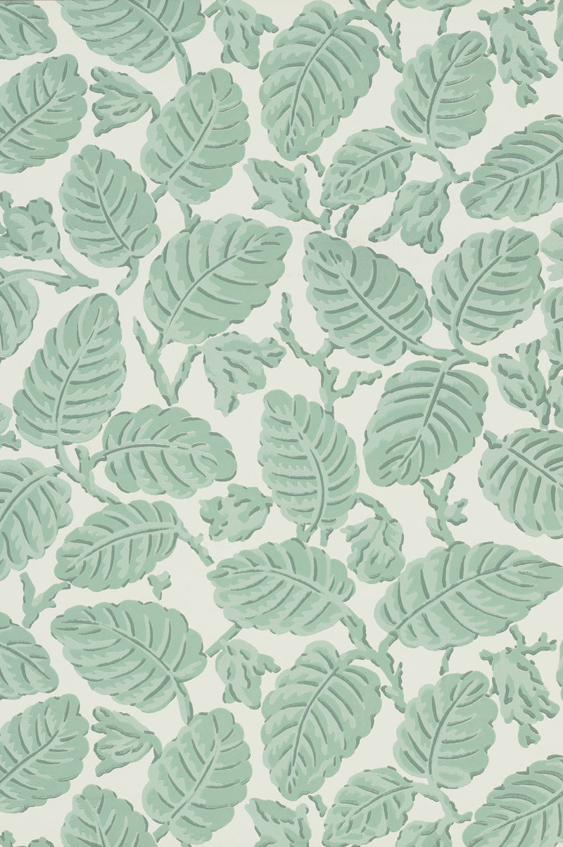 Little Greene's Beech Nut Wallpaper in Rubine