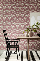 Little Greene's Burges Snail Wallpaper in Rosie