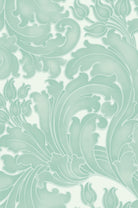 Little Greene's Tulip Wallpaper in Aqua