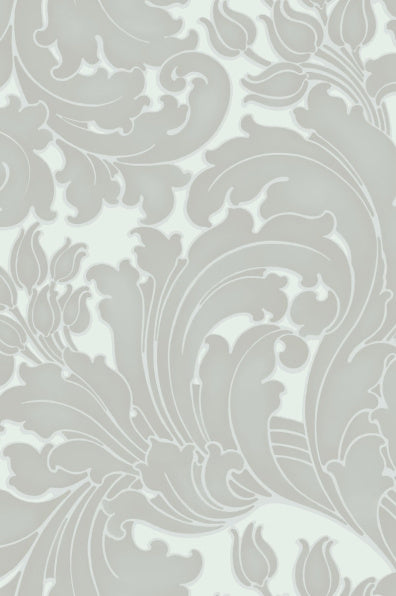 Little Greene's Tulip Wallpaper in Cloud