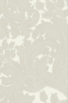 Little Greene's Tulip Wallpaper in Pale Grey