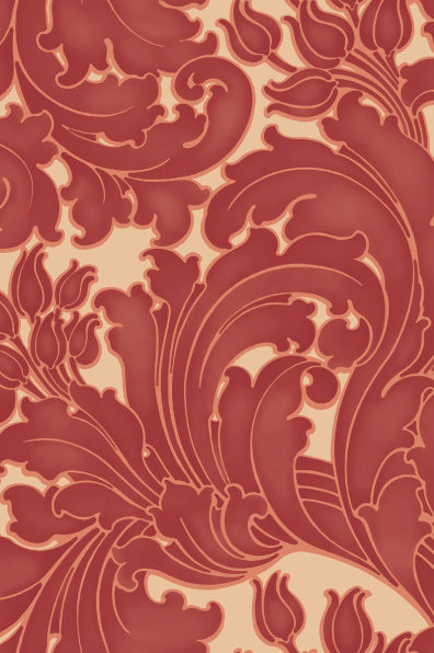 Little Greene's Tulip Wallpaper in Theatre