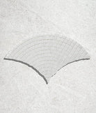 Ca'Pietra's Long Island Marble Honed Fan Mosaic Tiles
