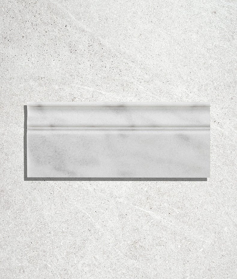 Ca'Pietra's Long Island Marble Honed Skirting Tiles