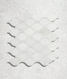 Ca'Pietra's Long Island Marble Honed Tear Drop Tiles