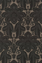 Little Greene's Albemarle St Wallpaper in Charcoal
