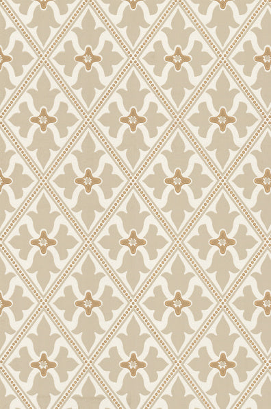 Little Greene's Bayham Abbey Wallpaper in Meteor