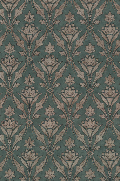 Little Greene's Borough High Street Wallpaper in Weld