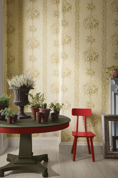 Little Greene's Chelsea Wallpaper in Halcyon