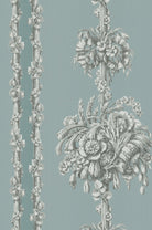 Little Greene's Chelsea Wallpaper in Archive Blue