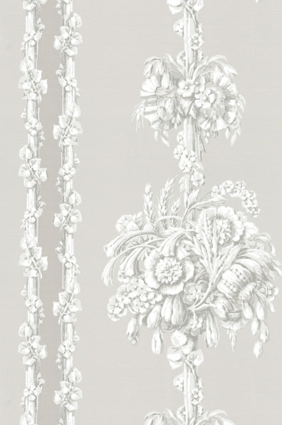 Little Greene's Chelsea Wallpaper in Hush