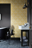 Little Greene's Cranford Wallpaper in Wheat