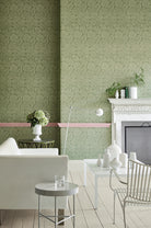 Little Greene's Palace Road Wallpaper in Oakes
