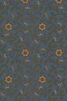 Little Greene's Richmond Green Wallpaper in Revival Blue
