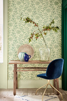 Little Greene's Bedford Square  Wallpaper in Acorn
