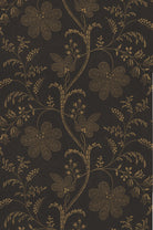 Little Greene's Bedford Square  Wallpaper in Ebony Gold