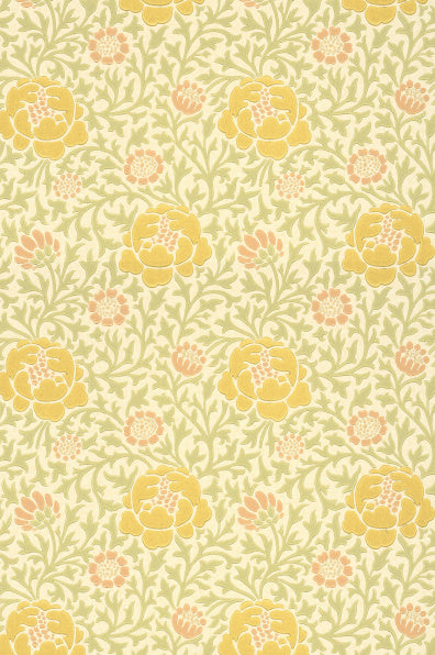 Little Greene's Lansdowne Walk Wallpaper in Pollen